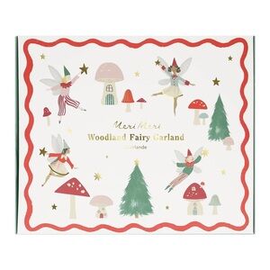 Meri Meri Woodland Fairy Garland - Red and Green